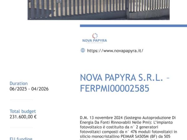 NOVA PAPYRA POSTER DA AFFIGGERE E PUBBLICARE